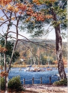 Boats in Hamburg cove, Lyme