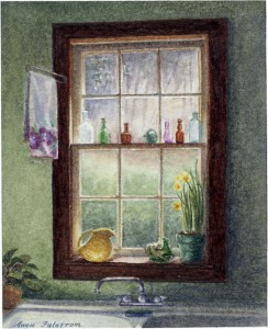 laundry room window, lyme, interior
