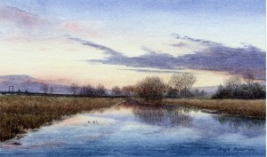 Winter Sunset,Lieutenant River, old lyme